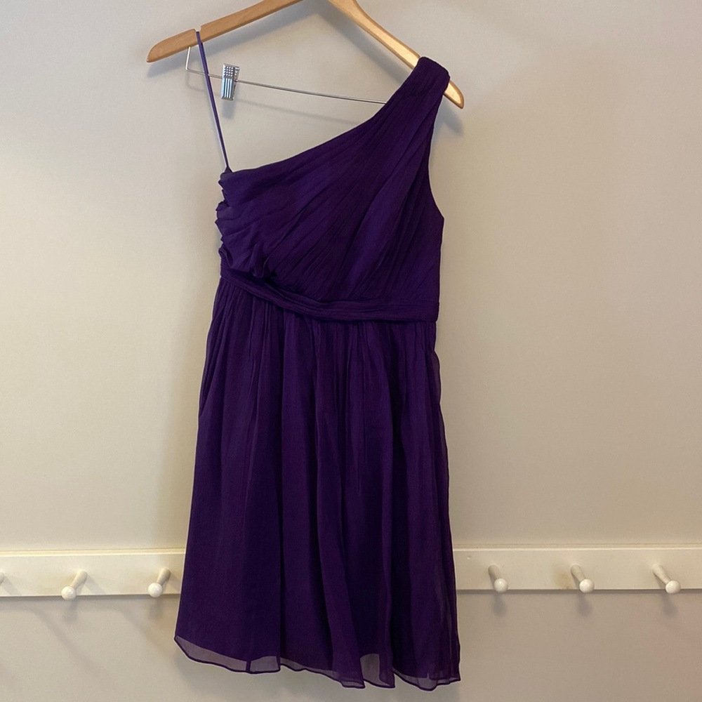 J Crew purple party dress
